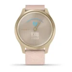 Garmin Vivomove Style – Blush Pink Nylon Band & Light Gold Case