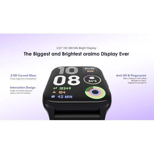 Oraimo Watch 4 Plus Osw-801 Smart Watch - Image 3