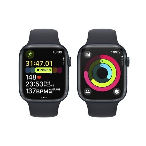 Apple Watch Series 9 GPS 45mm Midnight Aluminium Case - Image 3