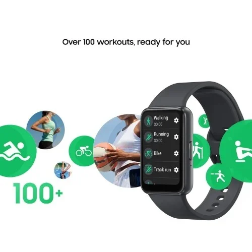 Samsung Galaxy Fit3 Smartwatch - Gray - Image 3