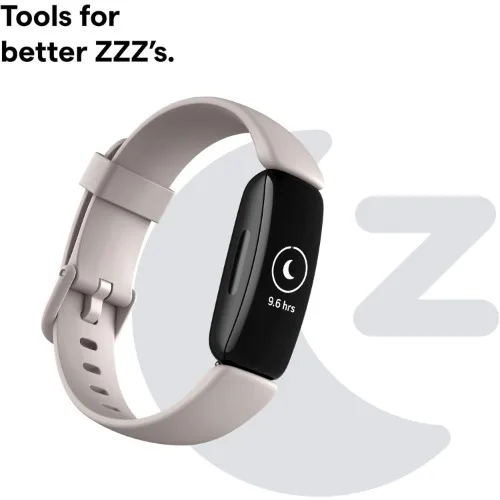Fitbit Inspire 2 Health & Fitness Tracker Lunar White - Image 3