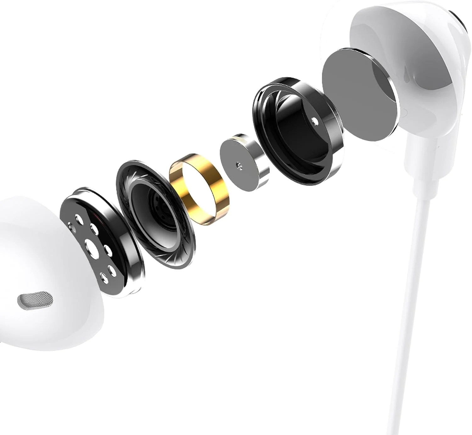 Riversong EA125 Spirit M Wired headphones White - Image 4