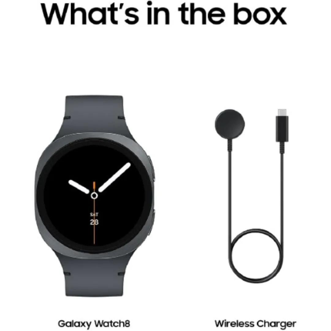 Samsung Galaxy Watch 8 (44mm Bluetooth) – Graphite, Silver - Image 3