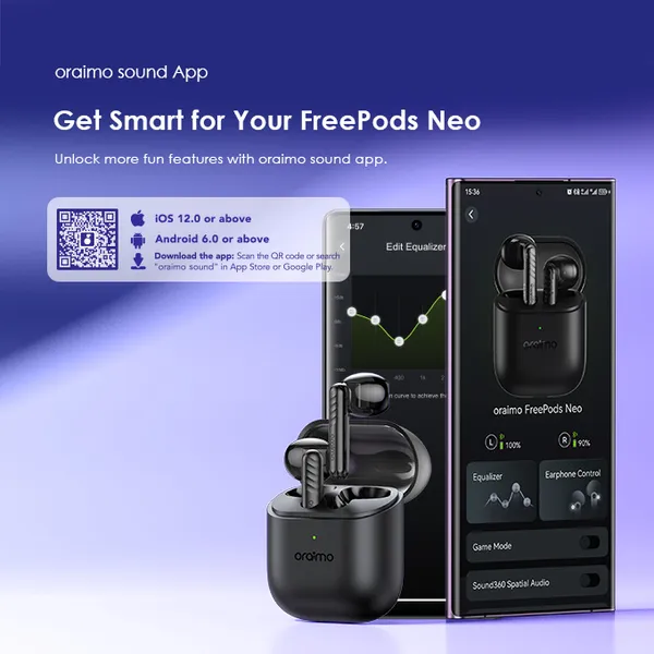 oraimo FreePods Neo (Model: OTW-330S) – BT Earphone - Image 6