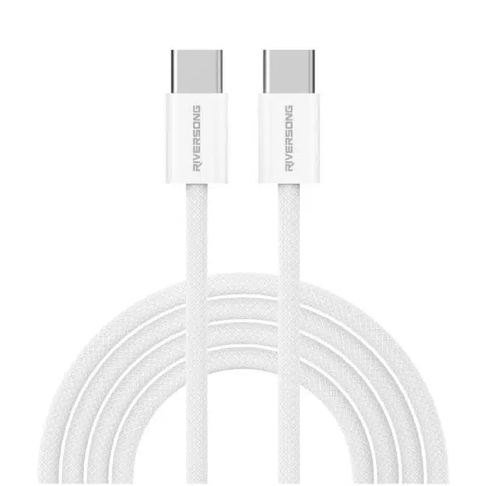 RIVERSONG CT53 Lotus 10 Type-C to Type-C Charging Cable (1 Meter) - White