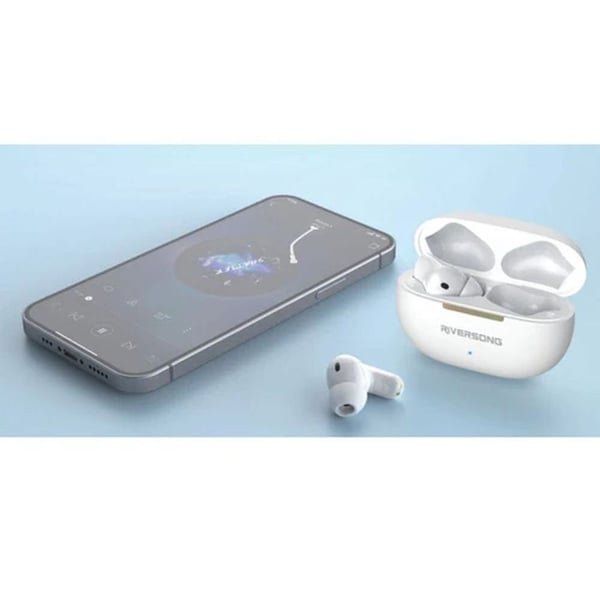 Riversong UTOPIAH7EA335 Utopia H7 Advanced Wireless Earbuds White - Image 4